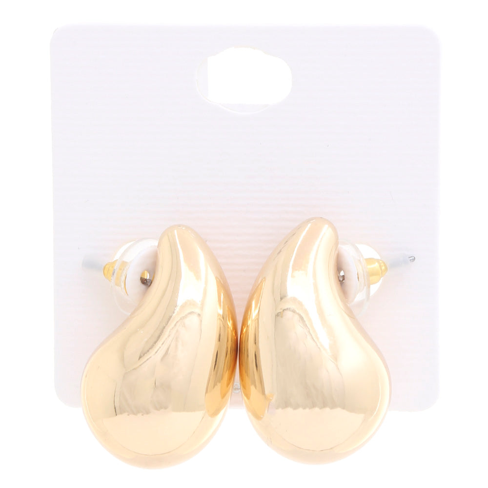 Trendy Gold Dupe Teardrop Earrings - Desert Dreams Boutique