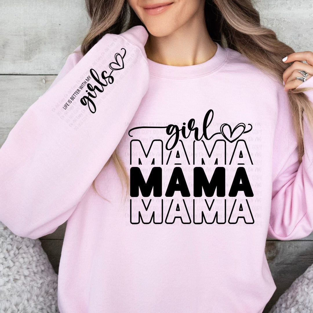 Girl Mama Crewneck Sweatshirt