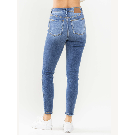 JUDY BLUE High Waist Classic Thermal Skinny Jean - Desert Dreams Boutique
