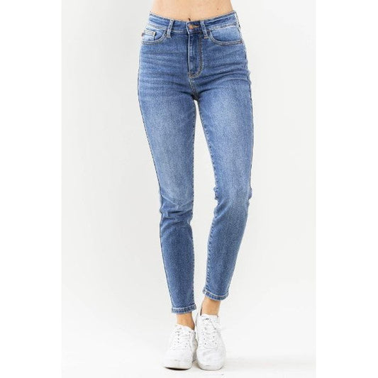 JUDY BLUE High Waist Classic Thermal Skinny Jean - Desert Dreams Boutique