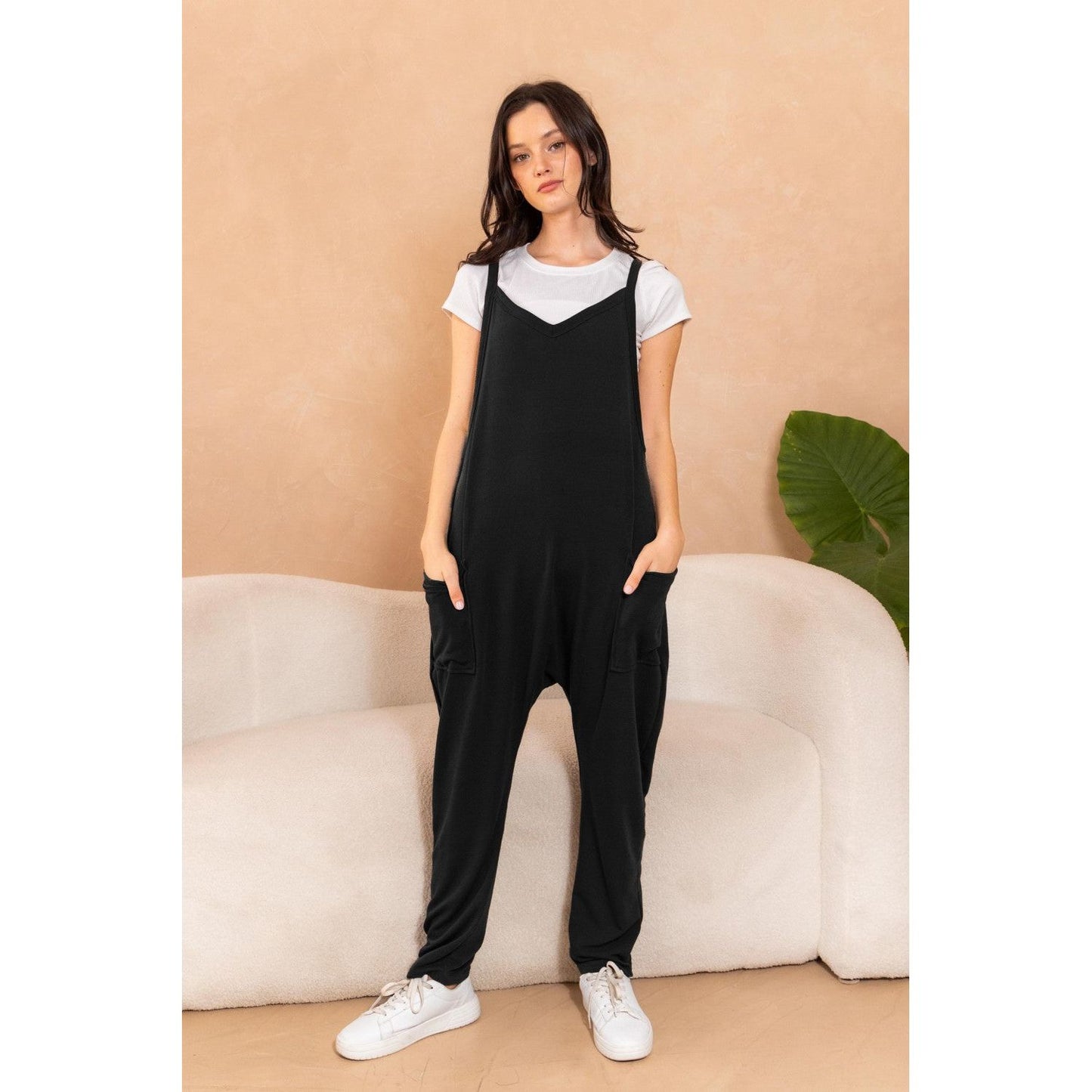 Day In The Life Trending Black Jumpsuit - Desert Dreams Boutique