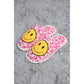 Fuchsia Leopard Print Smiley Slipper - Desert Dreams Boutique