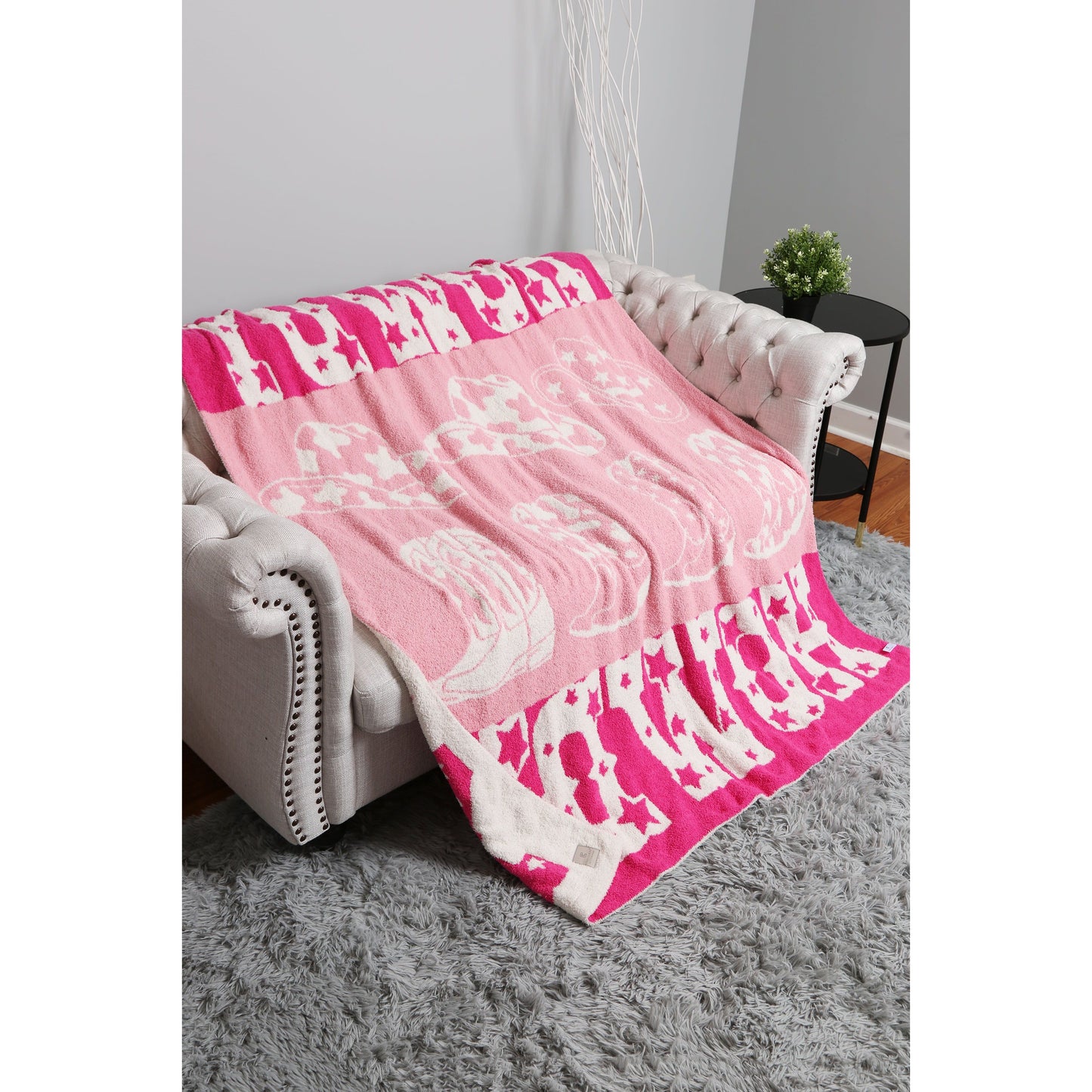 Howdy Cowgirl Blanket - Desert Dreams Boutique