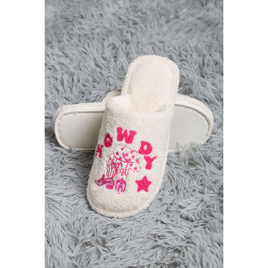 Howdy Girl Slippers - Desert Dreams Boutique