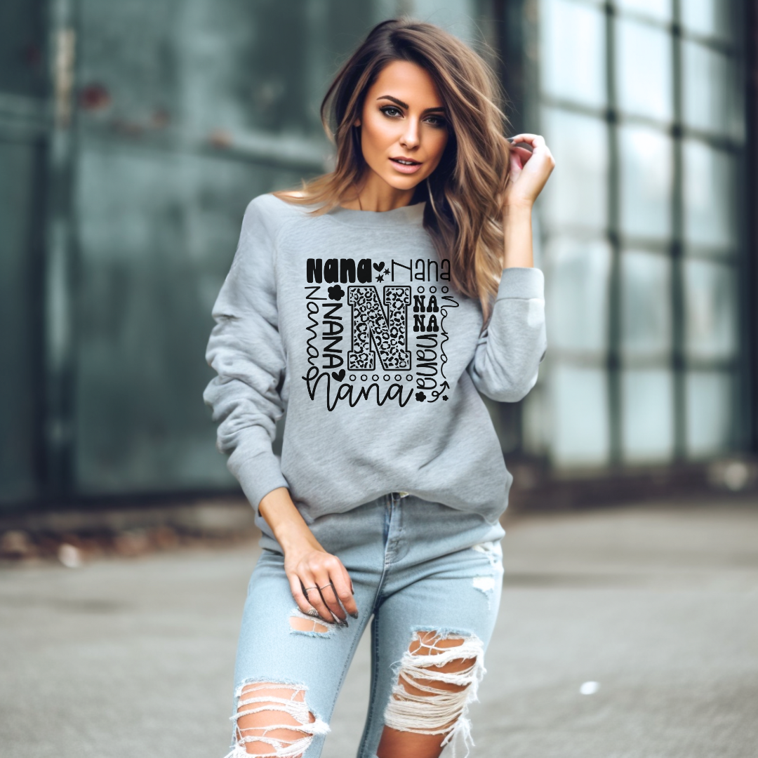 Nana Graphic Sweatshirt - Desert Dreams Boutique