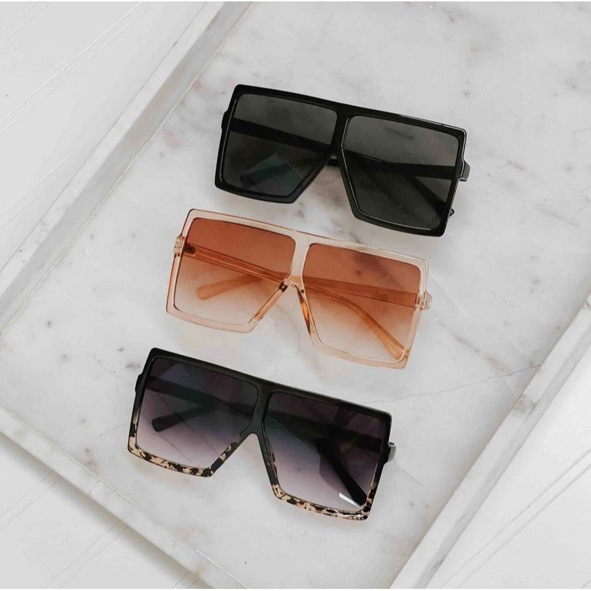 Black Beverly Oversized Sunglasses - Desert Dreams Boutique