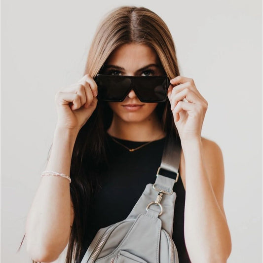 Black Beverly Oversized Sunglasses - Desert Dreams Boutique