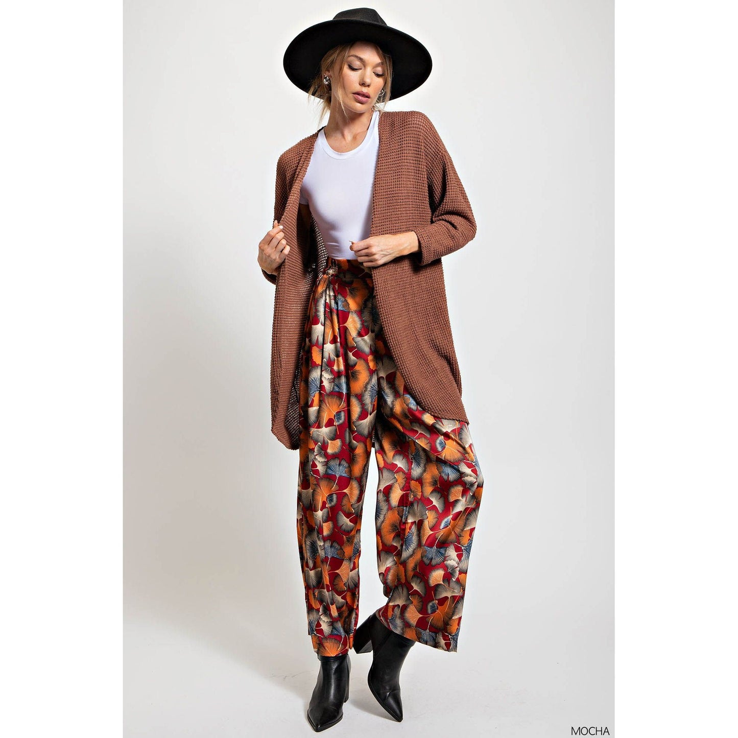 Mocha Basic Knit Cardigan - Desert Dreams Boutique