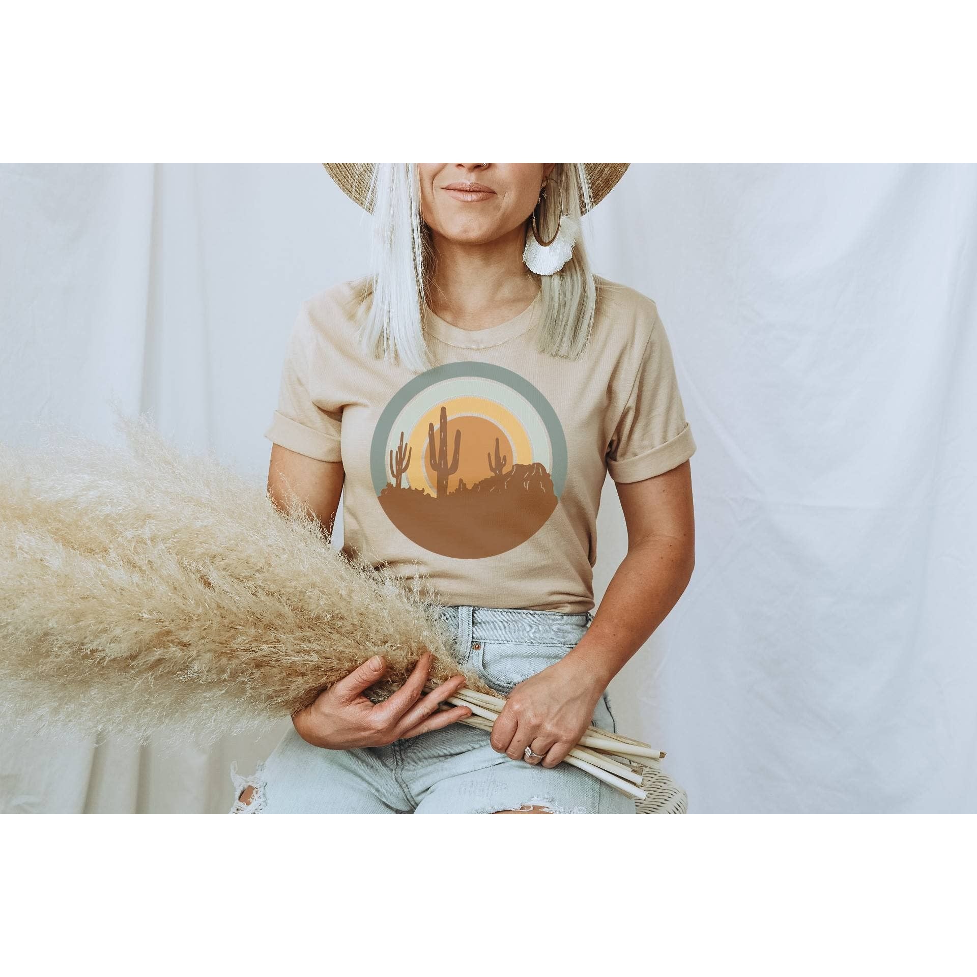 Retro Desert Sunset Tee - Desert Dreams Boutique